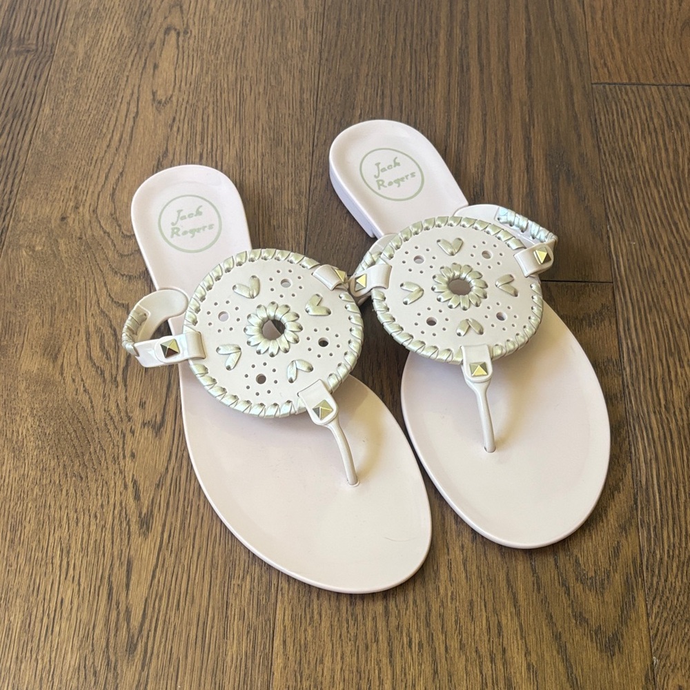Jack Rogers Light Pink Jelly Sandals